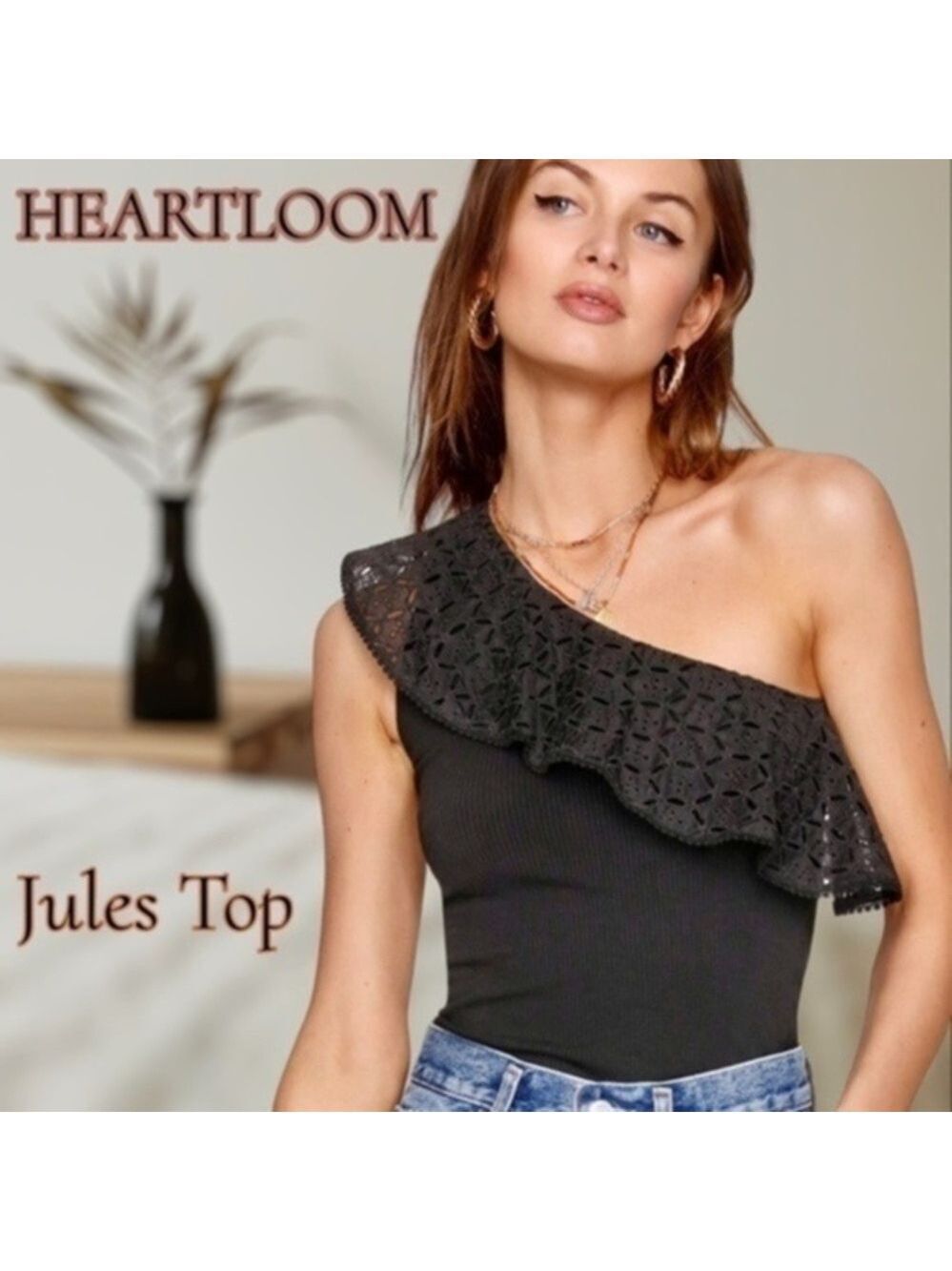 HEARTLOOM Jules One Shoulder Top